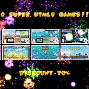 10 SUPER HTML5 GAMES BUNDLE №1 (Construct 3 | Construct 2 | Capx)