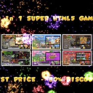 10 SUPER HTML5 GAMES BUNDLE №2 (Construct 3 | Construct 2 | Capx)