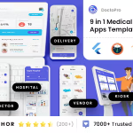 18 Template| Doctor Appointment Booking| Hospital management POS System| Medicine Delivery| Doctopro