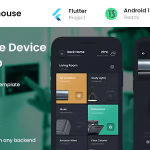 2 App Template - Smart Home App - Iot App - Home control App - Home automation App - Smarthouse