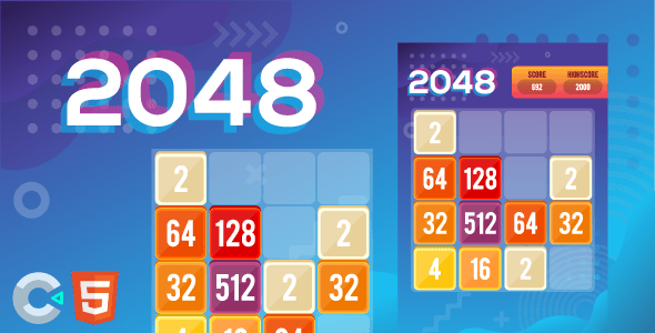 2048 html5 puzzle game construct 3 admob gplpixel.png