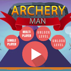 2D Stickman archery shhoting multiplayer game unity Android,IOS