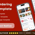 3 in 1 React Native Food Ordering App Template | Food Delivery App Template | FoodEx | React Native