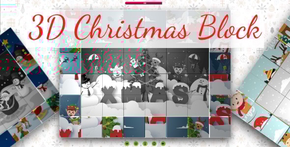 3d christmas block cross platform puzzle game gplpixel.jpg