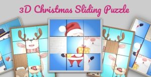 3d christmas sliding puzzle cross platform puzzle game gplpixel.jpg