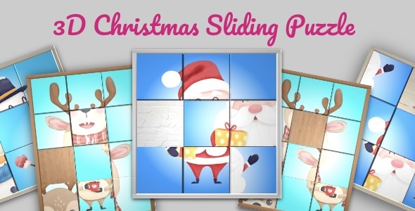 3d christmas sliding puzzle cross platform puzzle game gplpixel.jpg