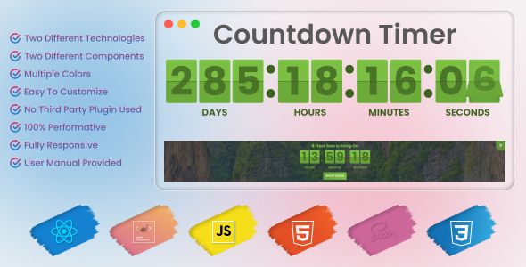 3d flip countdown timer javascript react gplpixel.jpg