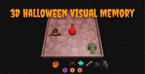3d halloween visual memory cross platform puzzle game gplpixel.jpg