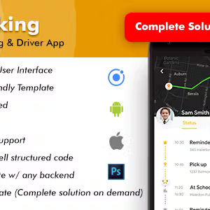 4 App Template| School Bus Tracking App| Parents Child Tracking app| Tracking App| Driver App