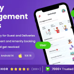 4 App Template | Society Management App + Guard App| Security App | Building Management App Appsgate