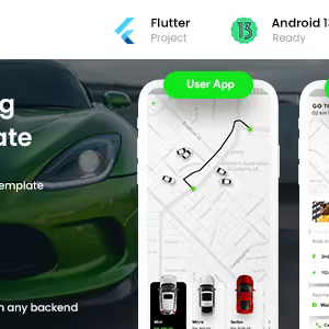 4 App Template - Taxi App - Cab Booking App - Rider App - Driver App - Cabira