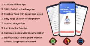 5 min pregnancy yoga workout android full application with admob codermarket.png