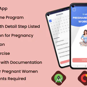 5 Min Pregnancy Yoga Workout – Android Full Application with Admob