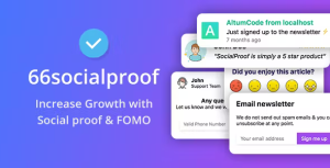 66socialproof social proof fomo widgets notifications saas codermarket.png
