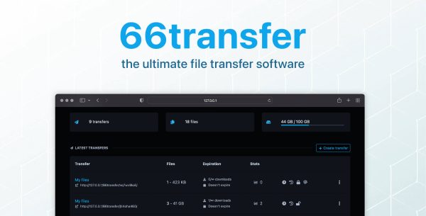 66transfer - The Ultimate File Transfer Software - Image 1