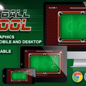 8 Ball Pool - HTML5 Construct 2 Game