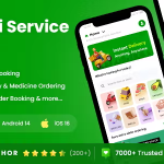 8 in 1 multi-service App Ecommerce, Cab Booking & Handyman App | DeliGo IONIC