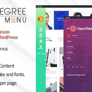 Degree Fly Menu - Responsive Off-Canvas Menu