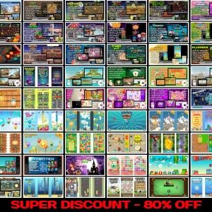 90 HTML5 GAMES!!! SUPER BUNDLE №5 (Construct 3 | Construct 2 | Capx)