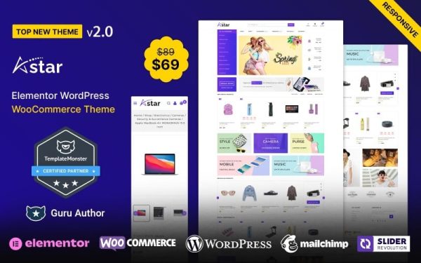 A-Star - Multi Purpose Store WooCommerce Theme - Image 1