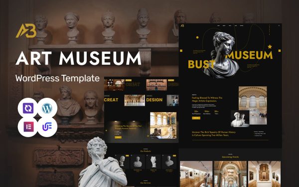 AartBust - Art Gallery And Museum WordPress Elementor Theme - Image 1