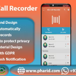 Abc Call Recorder - Beautiful UI, Admob, Firebase Push Notification, Playstore Policy Compatiable