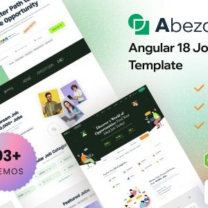 Abezo - Angular Job Board Template