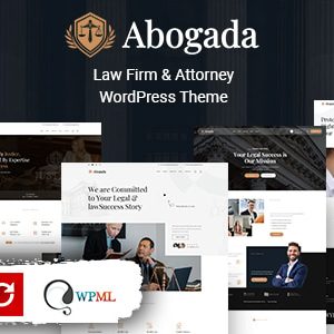 Abogada - Law Firm & Attorney WordPress Theme