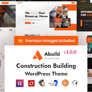 Abuild - Construction WordPress Theme