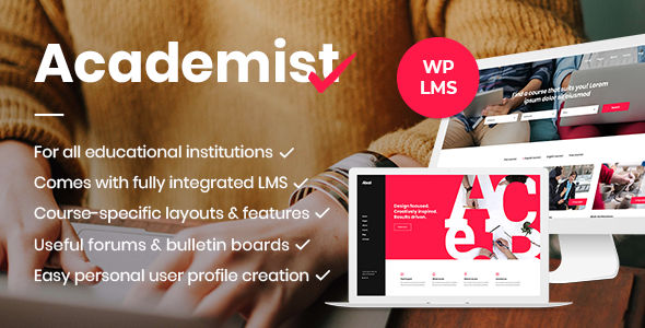 Academist education learning management system theme gplpixel.png