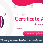 Academy LMS Certificate Addon