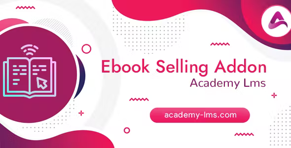 Academy lms ebook selling addon codermarket.png
