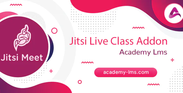 Academy lms jitsi live class addon codermarket.png