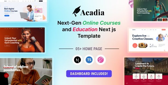 Acadia university online course next js template gplpixel.jpg