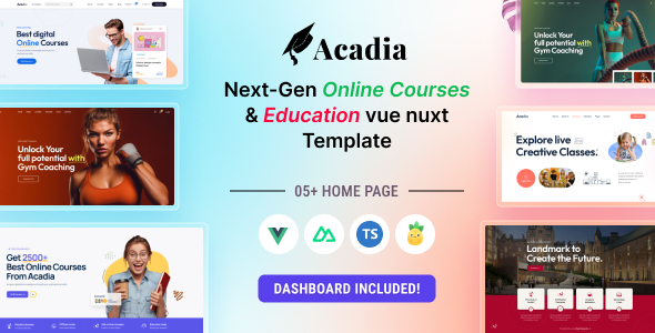 Acadia university online course vue nuxt 3 template gplpixel.jpg