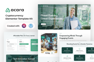 Acara event and conference elementor template kit v10 gplpixel 1.png