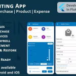 Accounting App - Business, Customers, Sales, Purchase, Payroll, GST, Flutter, Android, iOS