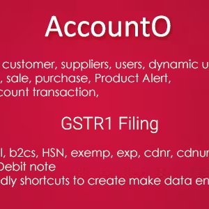 AccountO - Accounting & Inventory Management System ( GST Compliance )