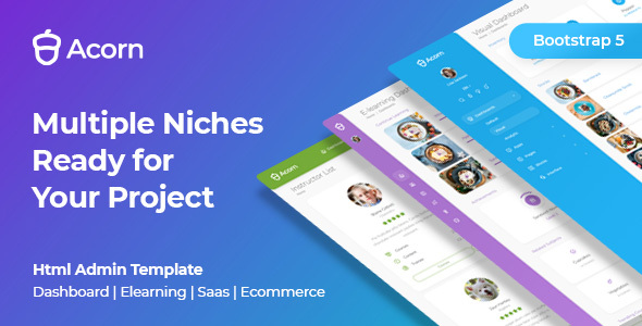 Acorn bootstrap 5 html laravel net admin template gplpixel.jpg