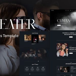 Acting - Theater Show, Movie Studio And Live Performances WordPress Elementor Theme