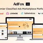 AdFox - PWA Classified Ads with App-Like Mobile & Web Interface | Multi-Purpose Marketplace Solution