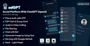 Adgpt social platform with chatgpt open ai android and ios app codermarket.png