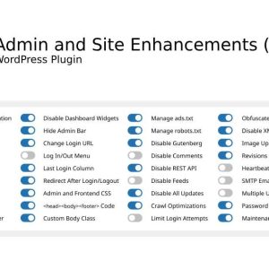 Admin and Site Enhancements (ASE) Pro