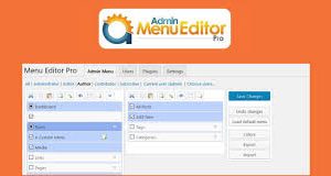 Admin Menu Editor Pro - Wordpress Plugin
