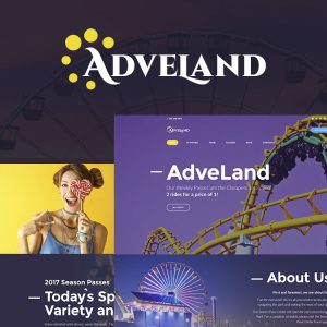 Adveland - Amusement Park Responsive WordPress Theme