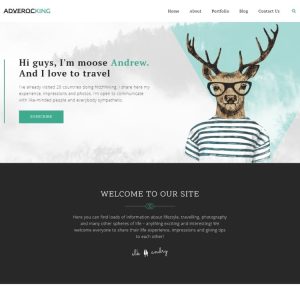 Adverocking - Lifestyle Neutral WordPress Elementor Theme