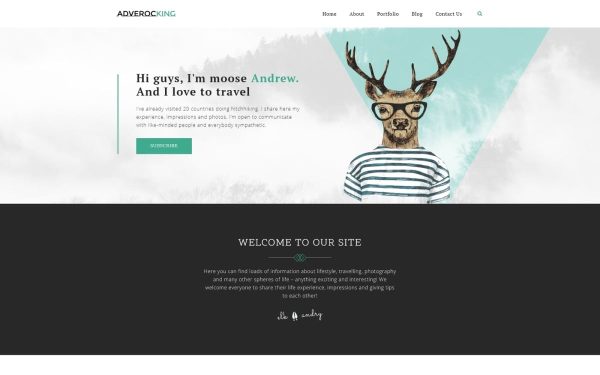 Adverocking - Lifestyle Neutral WordPress Elementor Theme - Image 1