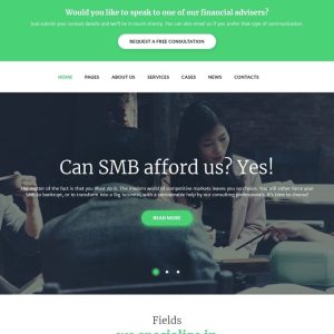 Advisto - Financial Advisor Consultancy WordPress Theme