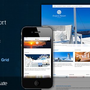 Aegean Resort - Responsive Hotel Template