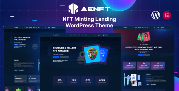Aenft nft minting collection wordpress theme gplpixel.jpg